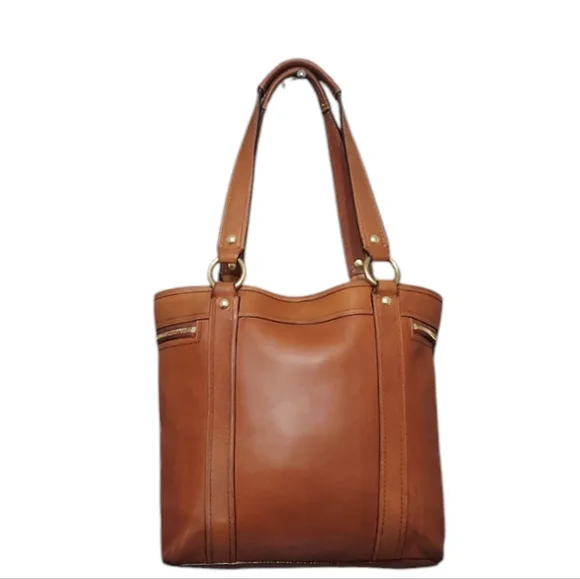 Coach Legacy Gigi Whiskey Saddle Leather Turlock Shoulder Tote EUC - Picture 3 of 8